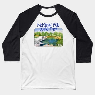 McKinney Falls State Park, Texas Baseball T-Shirt